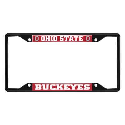 Ohio State Buckeyes License Plate Frame - Black | Fanmats | 31272