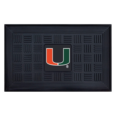 Miami Hurricanes Medallion Door Mat | Fanmats | 11364