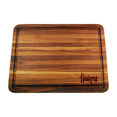 Nebraska Huskers Acacia Cutting Board | Memory Company | COL-NEB-2789