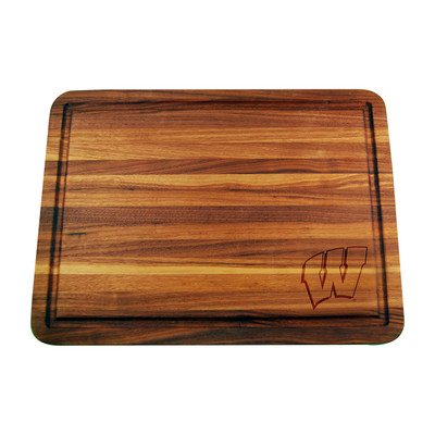 Wisconsin Badgers Acacia Cutting Board | Memory Company | COL-WIS-2789