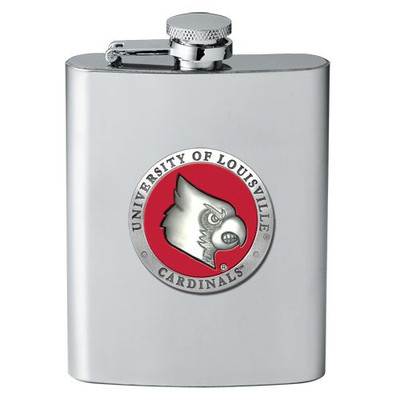 Louisville Cardinals Flask | Heritage Pewter | FSK10186ER