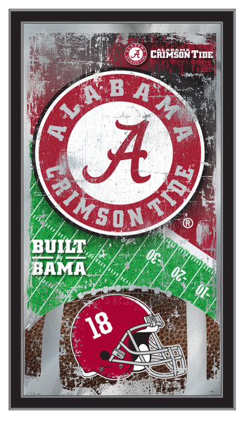 Alabama Crimson Tide Football Wall Mirror | Holland Bar Stool Co. | MFtblAlabma