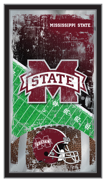 Mississippi State Bulldogs Football Wall Mirror | Holland Bar Stool Co. | MFtblMssStU