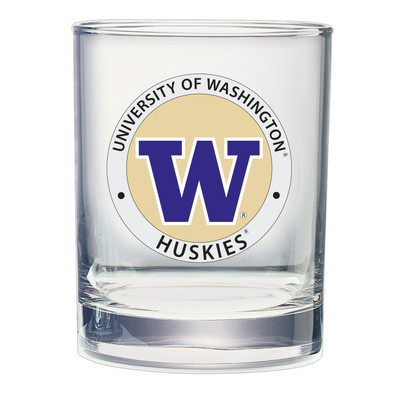 Washington Huskies Cocktail Glasses Set of Two | Heritage Pewter | DOF10454EP