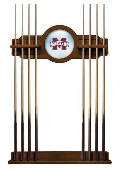 Mississippi State Bulldogs Solid Wood Cue Rack | Holland Bar Stool Co. | CueChrdMssStU