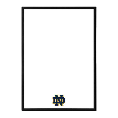 Notre Dame Fighting Irish: Framed Dry Erase Wall Sign | The Fan-Brand | NCNTRD-613-01D