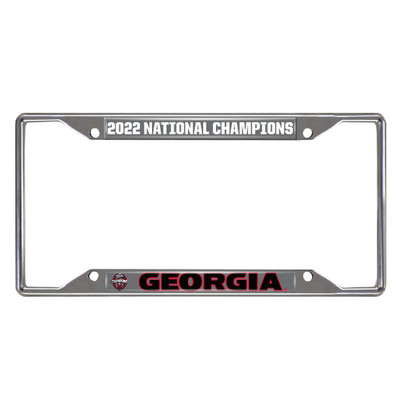 Georgia Bulldogs 2022 National Champions License Plate Frame | Fanmats | 38426