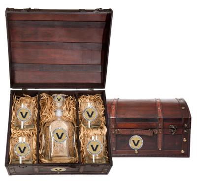 Vanderbilt Commodores Capitol Decanter Chest Set | Heritage Pewter | CPTC10585EK