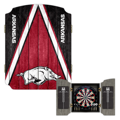 Arkansas Razorbacks Dartboard Cabinet | Victory Tailgate | 9535740-2