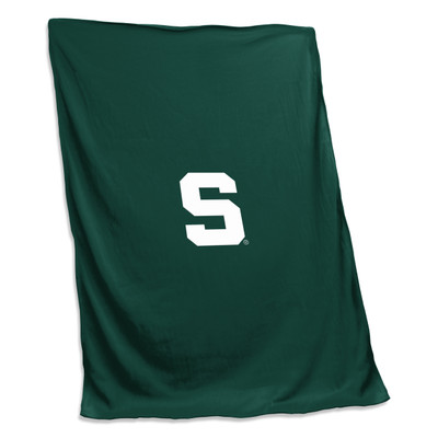 Michigan State Spartans Sweatshirt Blanket | Logo Brands |172-74