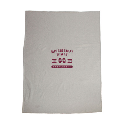 Mississippi State Bulldogs Sublimated Sweatshirt Blanket | Logo Brands |177-74DS