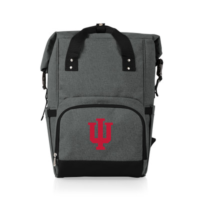 Indiana Hoosiers On The Go Roll-Top Cooler Backpack | Picnic Time | 616-00-105-676-0