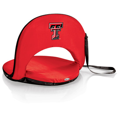 Texas Tech Red Raiders Portable Reclining Seat - Red | Picnic Time | 626-00-100-574-0