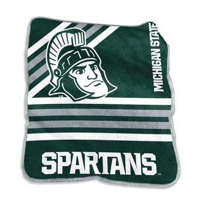 Michigan State Spartans Backpack - Medium Size Green College Bookbag With Laptop Sleeve