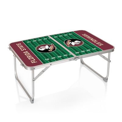 FSU Seminoles Mini Portable Folding Table | Picnic Time | 843-00-141-174-0