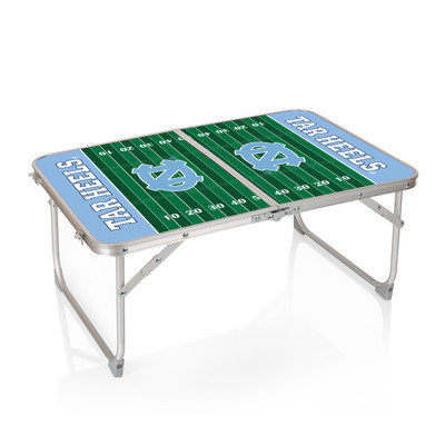 UNC Tar Heels Mini Portable Folding Table | Picnic Time | 843-00-141-414-0
