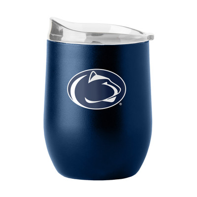 Penn State Nittany Lions 16 oz. Flipside Powder Coat Curved Beverage Tumbler | Logo Brands | LGC196-S16PB-34