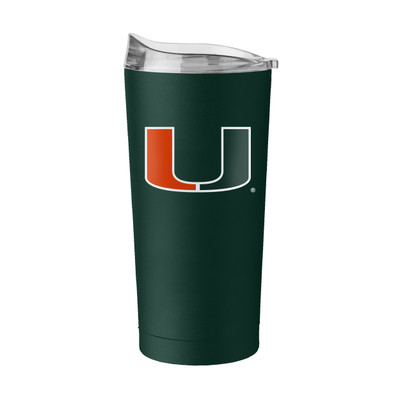Miami Hurricanes 20 oz. Flipside Powder Coat Tumbler | Logo Brands | LGC169-S20PT-34