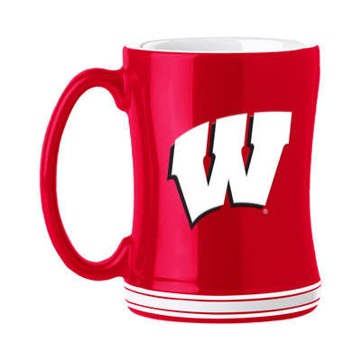 Wisconsin Badgers Relief Mug - Set of 2 | Logo Brands |244-C14RM