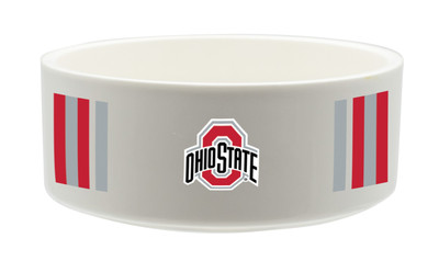 Ohio State Buckeyes Ceramic Pet Bowl | Memory Company | COL-OSU-2822-121-SB