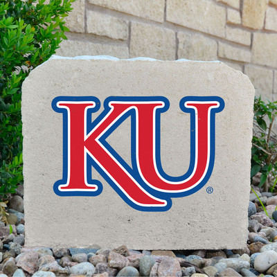 Kansas Jayhawks Decorative Stone Medium| Stoneworx | KU#12