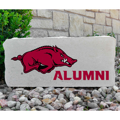 Arkansas Razorbacks Decorative Stone Alumni - Large | Stoneworx | ARK19