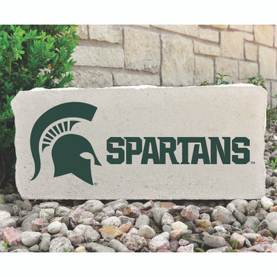 Michigan State Spartans Decorative Stone Spartans - Large | Stoneworx2 | MSU-3