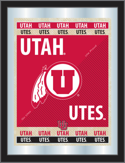 Utah Utes Logo Mirror | Holland Bar Stool Co. | MLogoUtahUn