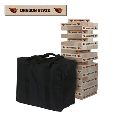Oregon State Beavers Giant Wooden Tumble Tower Game | VICTORY TAILGATE | VIC224291