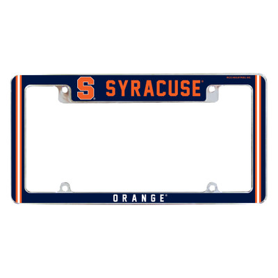 Syracuse Orange Classic Chrome License Plate Frame | Rico Industries | AFC270110T