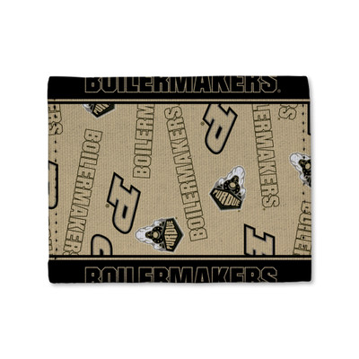 Purdue Boilermakers Canvas Trifold Wallet | Rico Industries | CTR200201