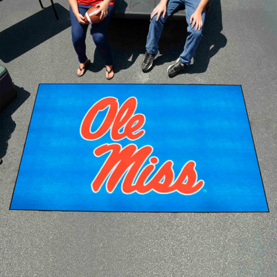 Mississippi Rebels Tailgate Mat - Ole Miss Yale Blue  | Fanmats | 27221