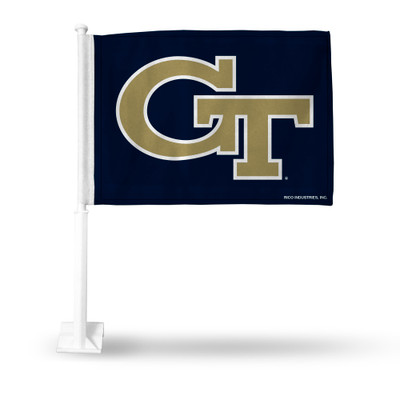 Georgia Tech Yellow Jackets Standard Double Sided Car Flag | Rico Industries | FG110304