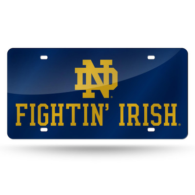 Notre Dame Fighting Irish Fighting Irish Laser Cut Tag  | Rico Industries | LZC200301