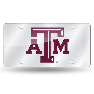 Texas A&M Aggies Silver Laser Cut Tag  | Rico Industries | LZS260201