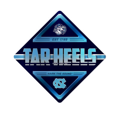 North Carolina Tar Heels Metal Wall Sign | Rico Industries | MXS130101