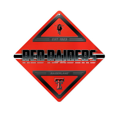 Texas Tech Red Raiders Metal Wall Sign | Rico Industries | MXS260801