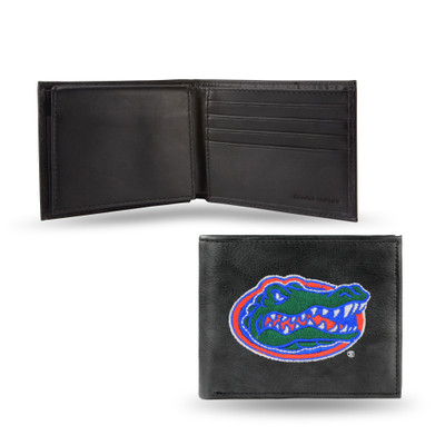 Florida Gators Embroidered Genuine Leather Billfold Wallet  | Rico Industries | RBL100101