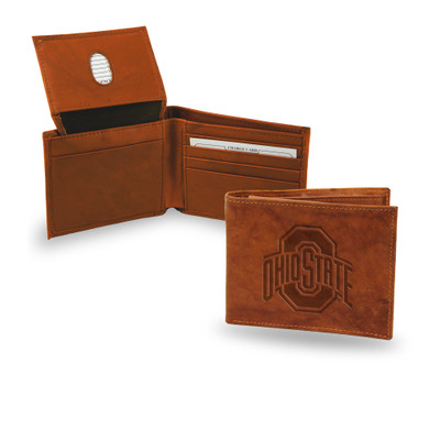 Ohio State Buckeyes Genuine Leather Billfold Wallet | Rico Industries | SBL300102