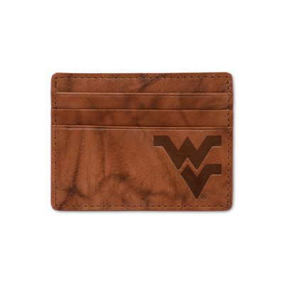 West Virginia Mountaineers Embossed Leather Credit Cart Wallet | Rico Industries | SCC280101