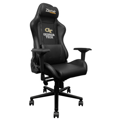 Georgia Tech Yellow Jackets Xpression Gaming Chair - Wordmark | Dreamseat | XZXPPRO032-PSCOL12084A