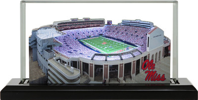 Mississippi Rebels Vaught-Hemingway Stadium, Lighted 19" with display case | Homefields | 2000693D