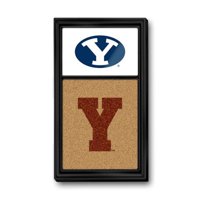 BYU Cougars: Dual Ys - Cork Note Board | The Fan-Brand | NCBYUC-640-04