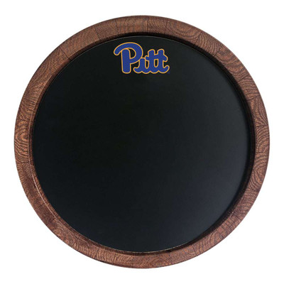 Pittsburgh Panthers: Chalkboard "Faux" Barrel Top Sign | The Fan-Brand | NCPITT-630-01