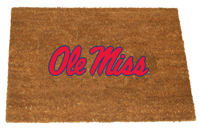 Mississippi Rebels Logo Door Mat | MEMORY COMPANY | COL-MS-1689