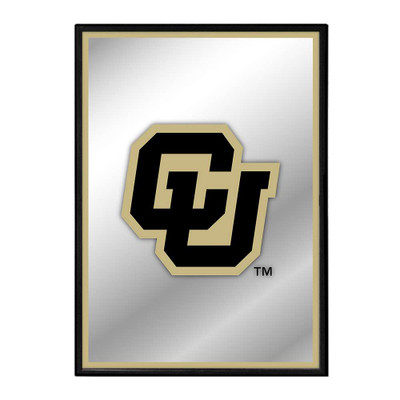 Colorado Buffaloes Framed Mirrored Wall Sign - CU | The Fan-Brand | NCCOBF-275-01