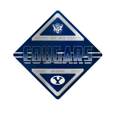 BYU Cougars Metal Wall Sign | Rico Industries | MXS510201