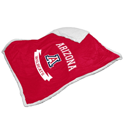 Arizona Wildcats Printed Sherpa Blanket | Logo Brands |106-24P
