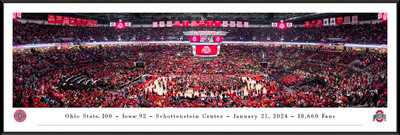 Ohio State Buckeyes Women's Basketball Panorama Photo Standard Frame | Blakeway | OSU14F