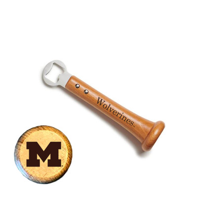 Michigan Wolverines PICKOFF Bottle Opener | Baseball BBQ | GRTLBOOPMW